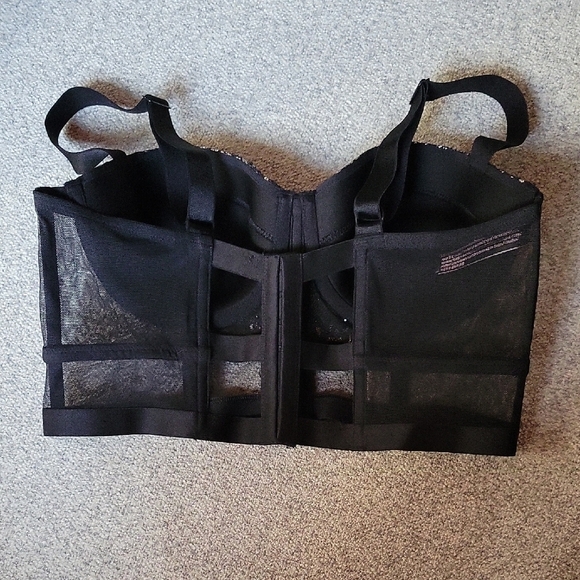 Victoria's Secret Black Embellished Bra Size 36C - Picture 11 of 16